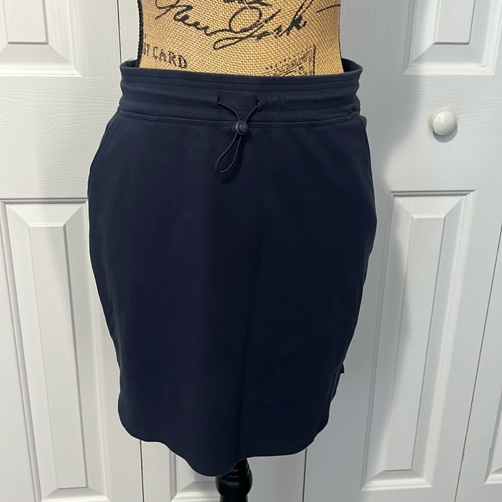 Sundry for Evereve Navy Cotton Skirt